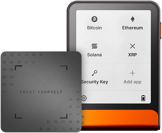 Ledger Flex - Now Including Ledger Recovery Key - Discover The World's Most intuitive Hardware Wallet, Enhanced with a Quick, Easy Backup Access (Bitcoin Edition)