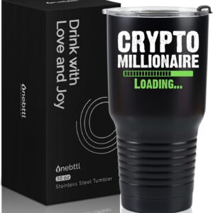 Onebttl Crypto Gifts for Men, Crypto Currency Gifts 30oz Stainless Steel Insulated Tumbler with Spill-Proof Lid, Funny Gifts for Crypto Lovers, Investment Gift – Crypto Millionaire Loading Onebttl Crypto Gifts for Men, Crypto Currency Gifts 30oz Stainless Steel Insulated Tumbler with Spill-Proof Lid, Funny Gifts for Crypto Lovers, Investment Gift – Crypto Millionaire Loading