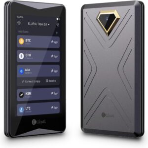 ELLIPAL Titan 2.0 Crypto Cold Wallet, 100% Offline, Air-gapped – Secure Wallet for 10000+ Coins & Tokens & NFTs ELLIPAL Titan 2.0 Crypto Cold Wallet, 100% Offline, Air-gapped – Secure Wallet for 10000+ Coins & Tokens & NFTs