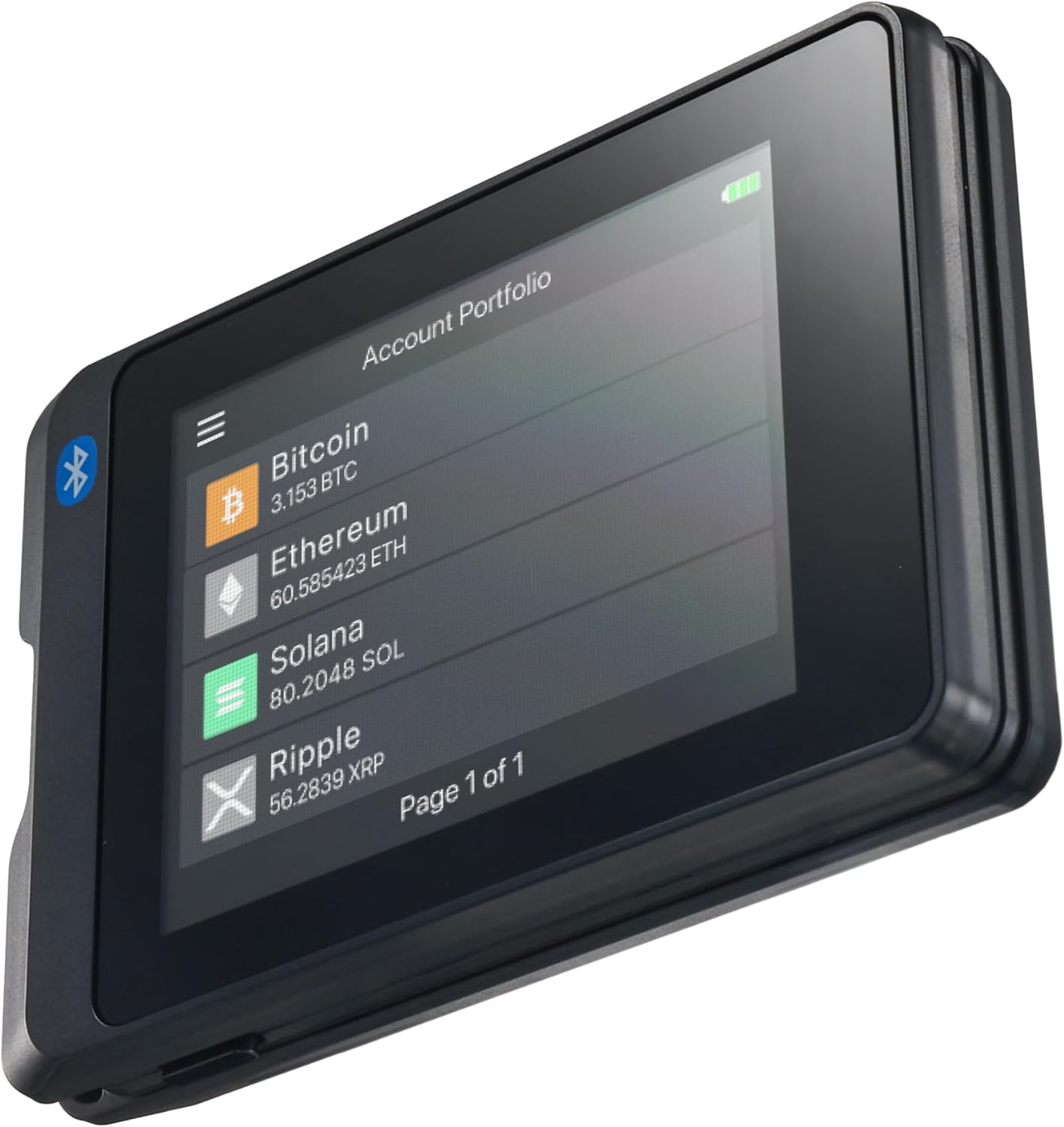 SecuX W20 Crypto Wallet with Intuitive Touchscreen, Hardware Wallet with Bluetooth, Easy to Manage Bitcoin, Ethereum, NFTs, Tokens, and Cryptocurrency with Military-Grade Security Features