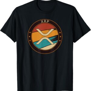 XRP Vintage Crypto Retro Art Cryptocurrency T-Shirt XRP Vintage Crypto Retro Art Cryptocurrency T-Shirt