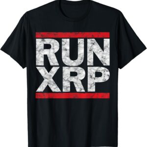 RUN XRP Crypto Ripple XRP to the moon T-Shirt RUN XRP Crypto Ripple XRP to the moon T-Shirt